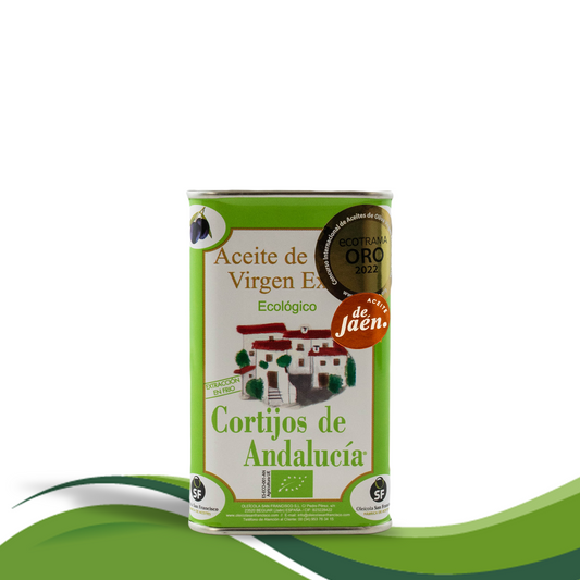 Lata 250ml | Cortijos de Andalucía | Aceite de Oliva Virgen Extra Ecológico