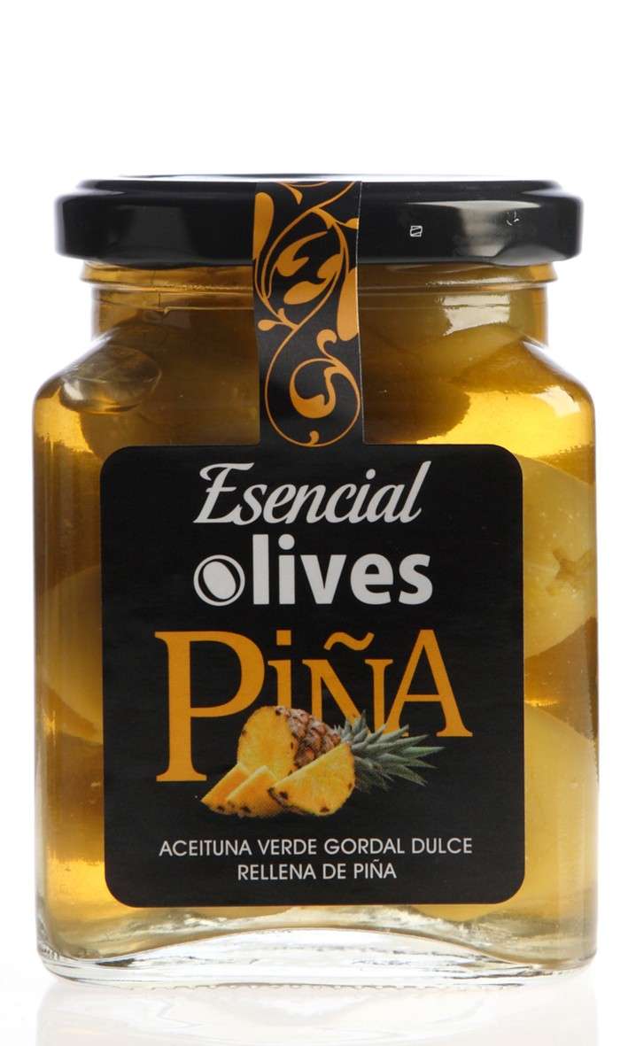 Aceitunas rellenas de Piña