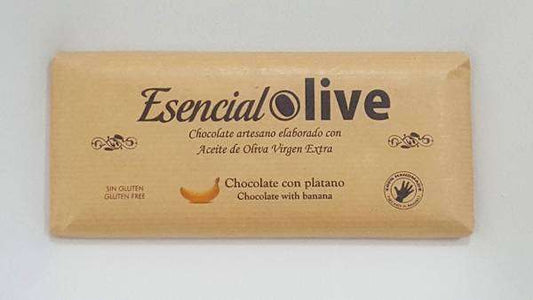 Chocolate relleno con platano