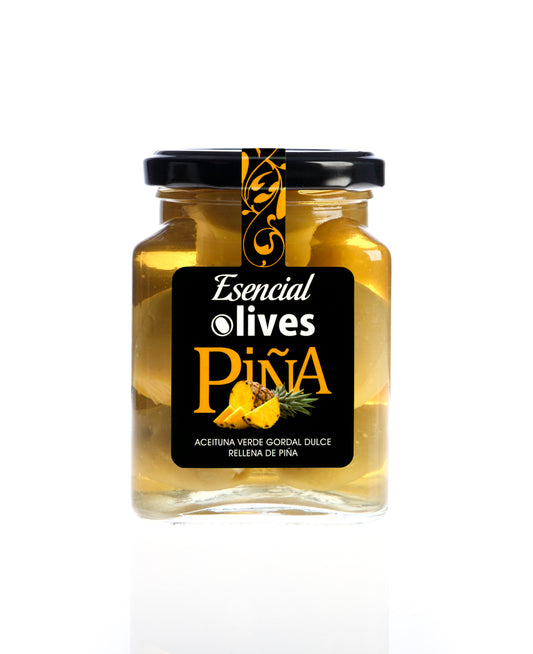 Aceitunas rellenas de Piña | Esencial Olives