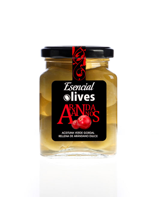 Aceitunas Rellenas de Arándanos | Esencial Olives
