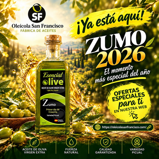 Esencial Olive - JUS | Verre 500ml | Huile d'Olive Vierge Extra Super Premium
