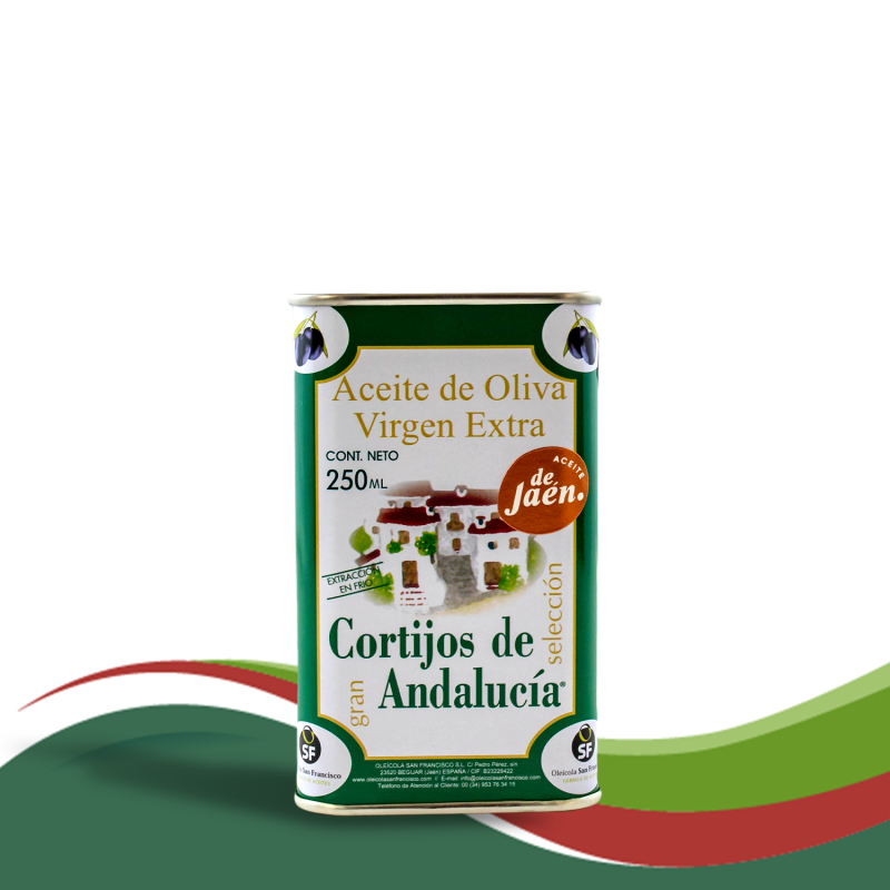 Lata 250ml | Cortijos de Andalucía | Aceite de Oliva Virgen Extra
