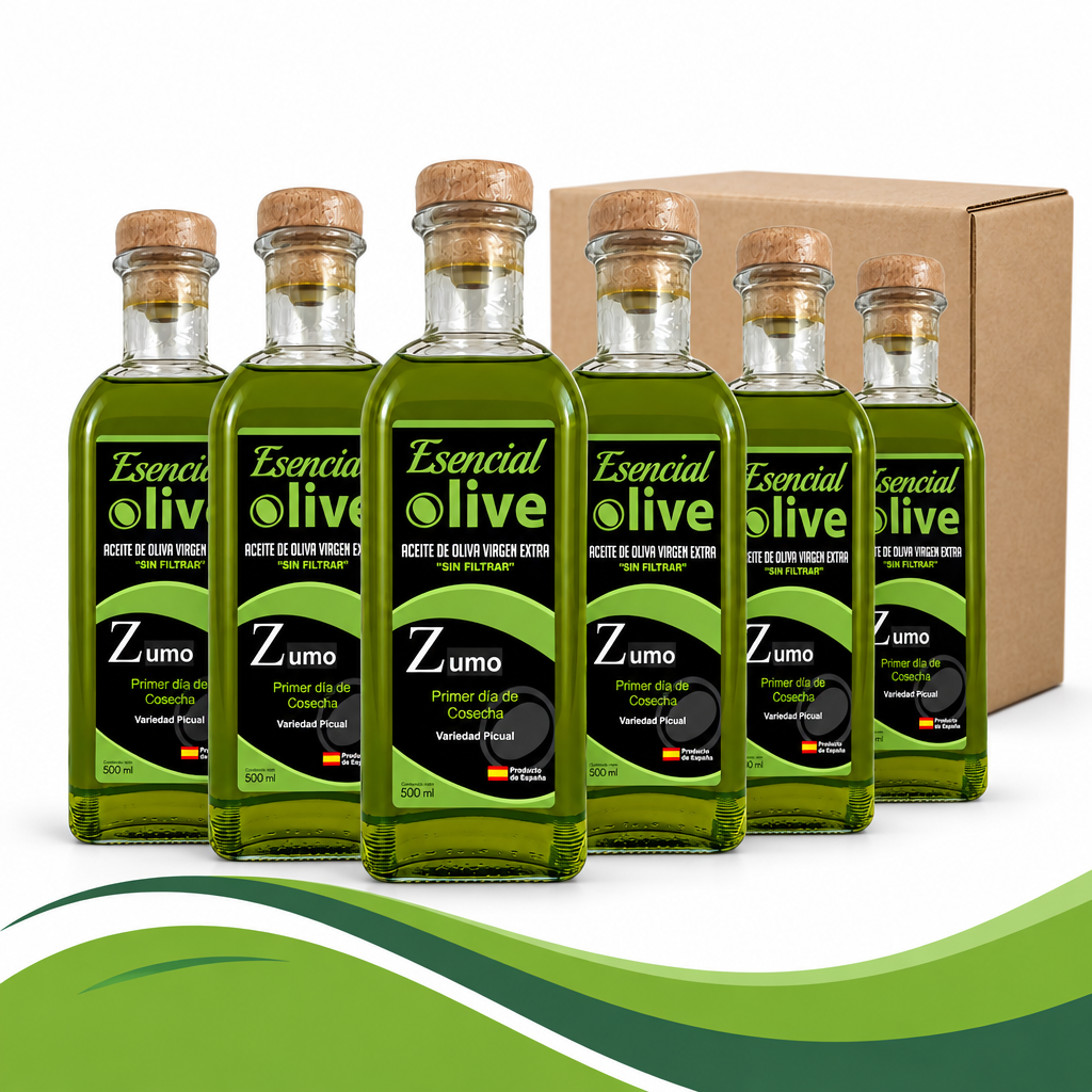 Pack de seis botellas escalonadas