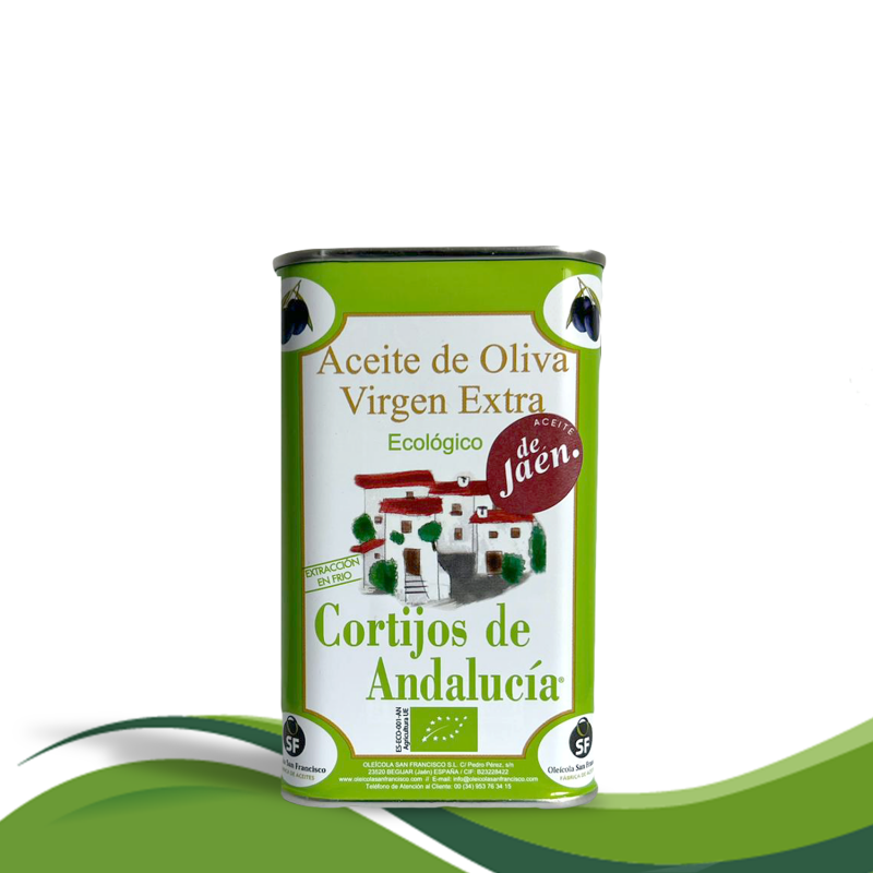 Lata 250ml | Cortijos de Andalucía | Aceite de Oliva Virgen Extra Ecológico